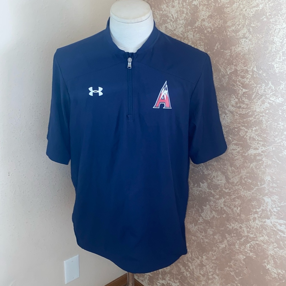 Colorado Avalanche Under Armour pullover jacket.  Medium.  Great condition.